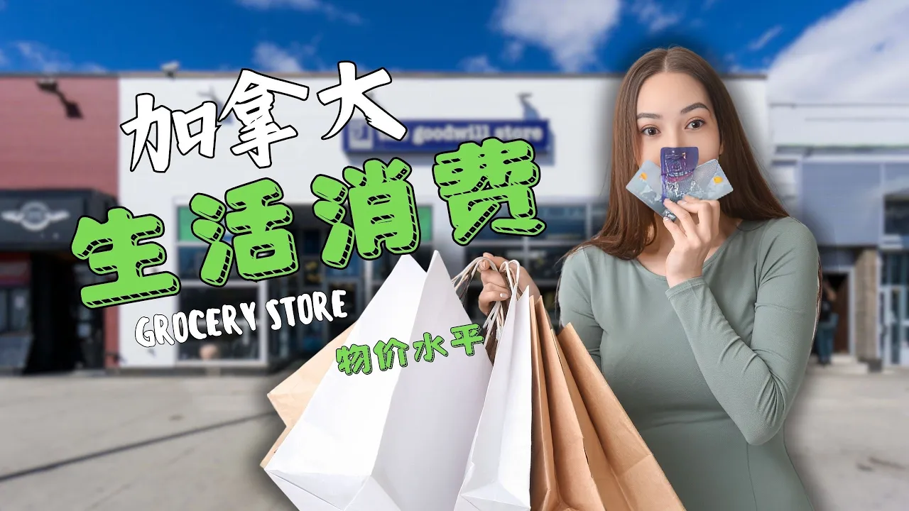 加拿大日常购物视频封面：Grocery Store 与生活消费主题