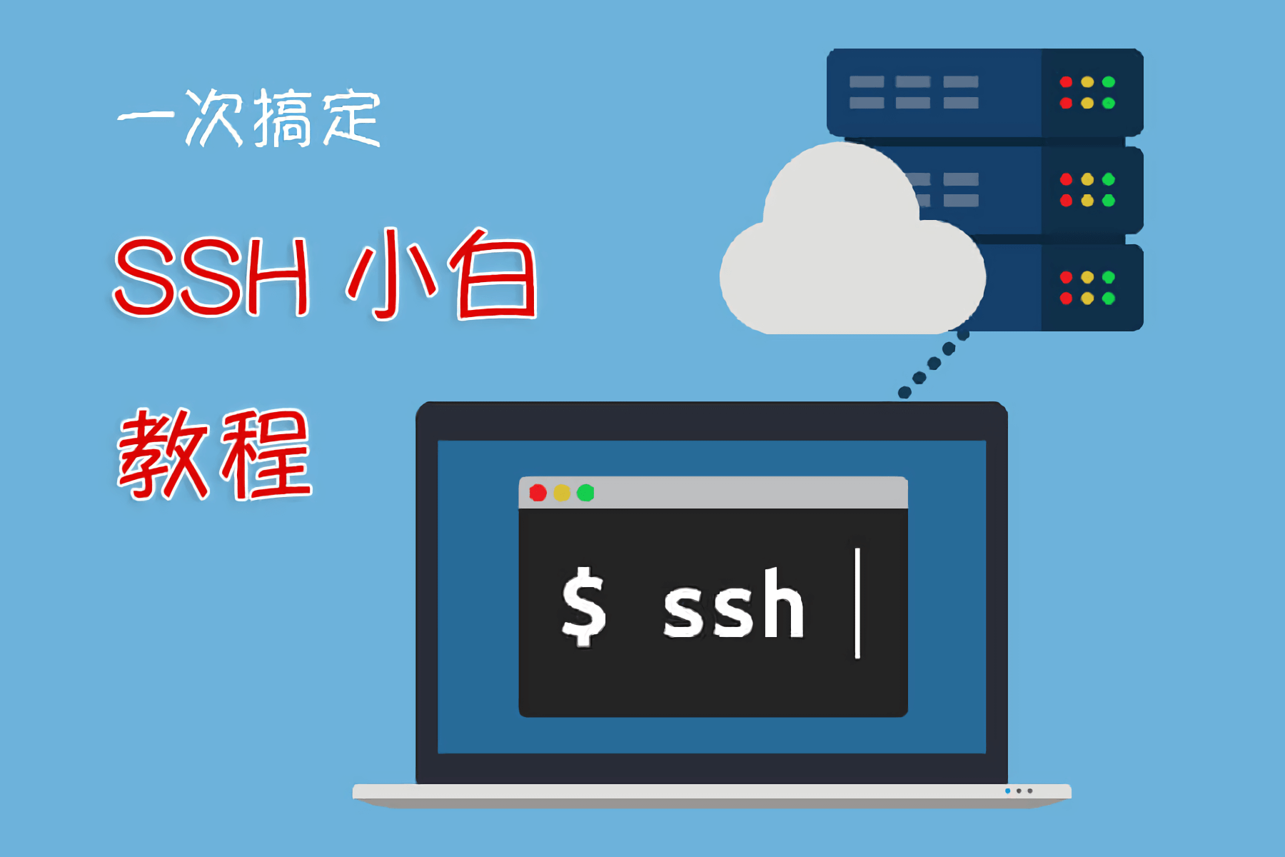 Ssh小白入门教程一次弄懂ssh入门到精通封面